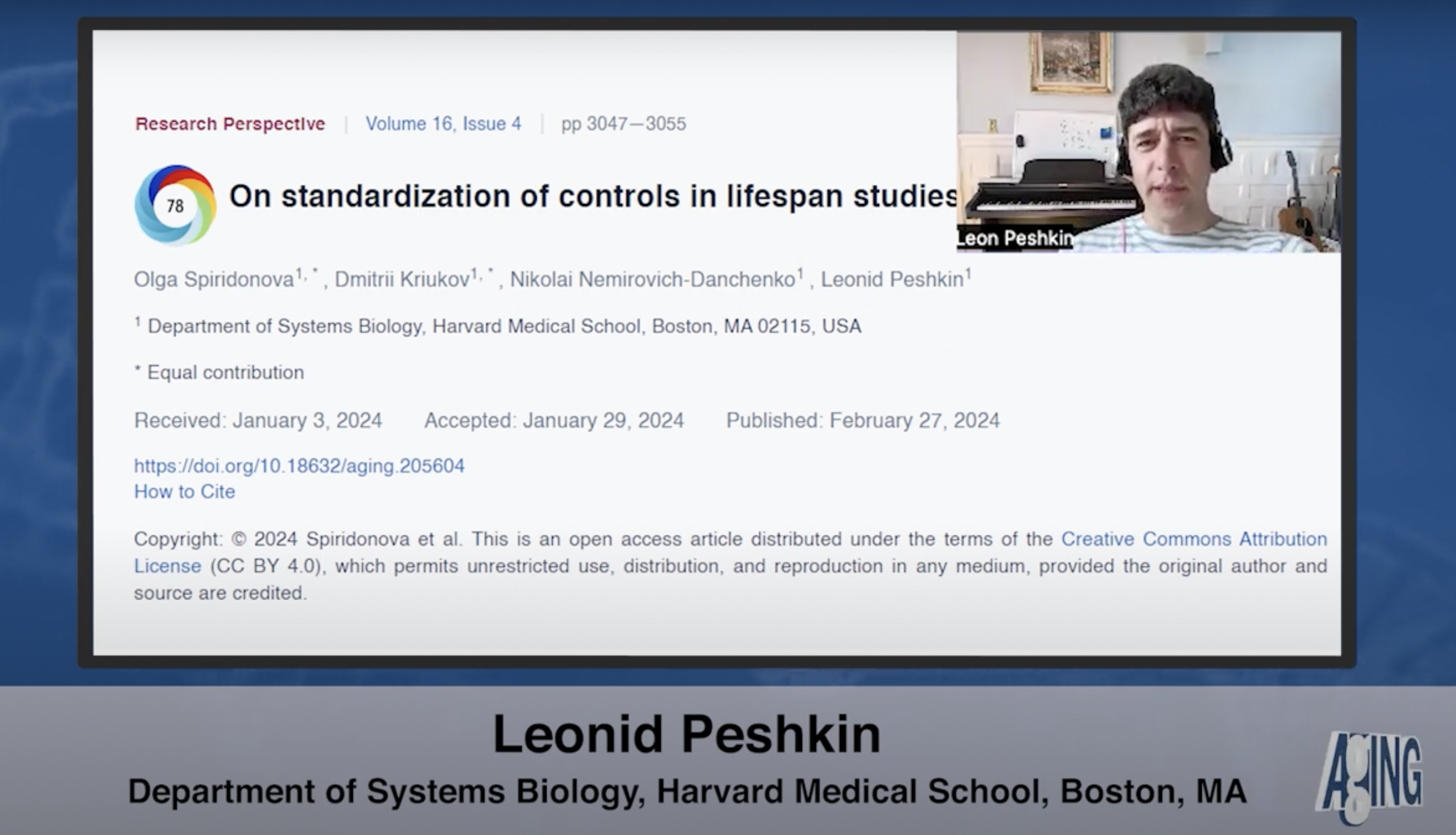 Dr. Leonid Peshkin