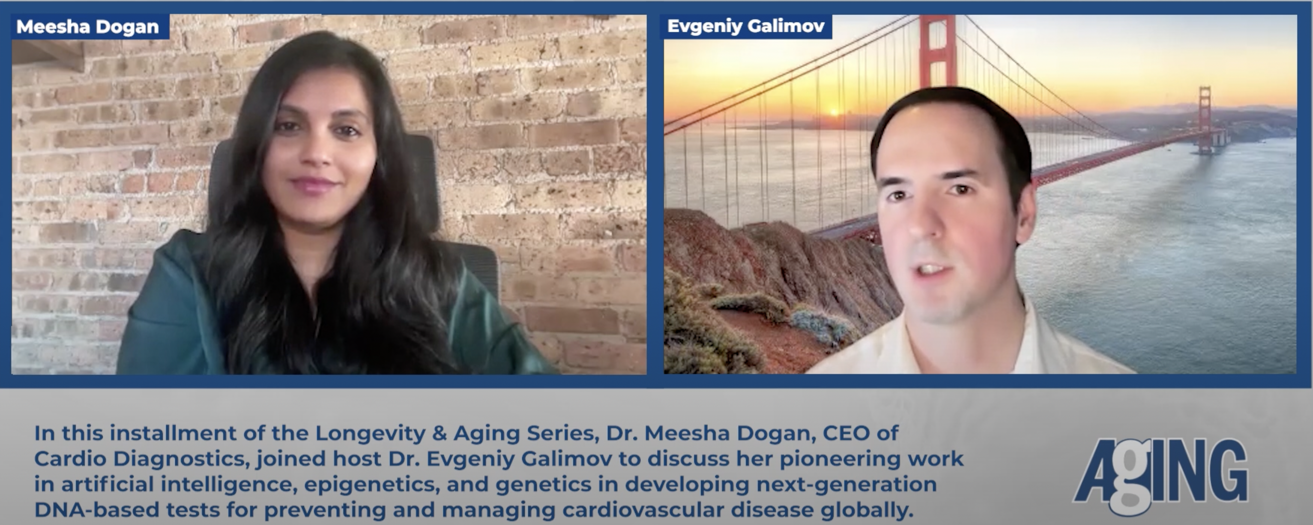 Longevity & Aging Series: Dr. Meesha Dogan